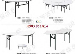 Bàn ghế nhà hàng, bàn ibm, bàn tròn nhập khẩu