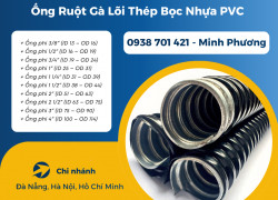 Ống Ruột Gà Lõi Thép Bọc Nhựa PVC – Linh Hoạt, Chống Cháy, Phù Hợp Mọi Công Trình