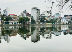 nhà đẹp Bồ Đề, lô góc, view hồ, vỉa hè, ôtô dừng đỗ ngày đêm