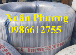 ống nhựa mềm lõi thép phi 140,ống xoắn kẽm phi 140 dùng hút nước