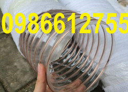 ống hút bụi pu lõi đồng phi 150 dùng hút bụi gỗ,hút bụi máy công nghiệp