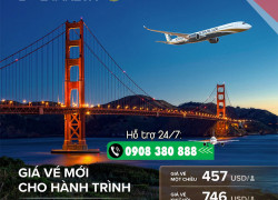 Bay Mỹ cùng STARLUX Airlines – Giá vé hấp dẫn từ TP.HCM﻿