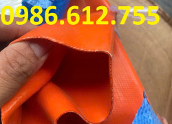 Ống bạt tải cát màu vàng cam phi 100 dùng dẫn nước hút cát sỏi