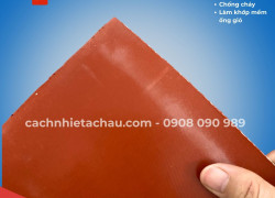 Vải thuỷ tinh phủ Silicone hai mặt, cách nhiệt, chống cháy