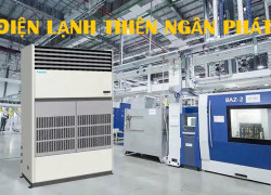 Lắp Máy lạnh tủ đứng nối ống gió Daikin FVPR300QY1 tại khu công nghiệp Bình Dương