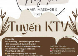 TIỆM GỘI NÀNG THƠM Q5 TUYỂN KTV (ĐI LÀM NGAY)