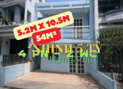 Q.8.129 – NHÀ 2 TẦNG 54m², 5.2m x 10.5m, NHỈNH 5 TỶ, HƯNG PHÚ CHÁNH HƯNG, GẦN CẦU CHỮ Y, O9I88466O8