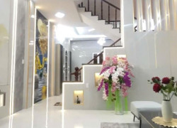 NHÀ MỚI 4 TẦNG QUẬN 12 – FULL NỘI THẤT - XE TẢI ĐẬU CỬA – ĐƯỜNG 10M THÔNG THOÁNG -NGANG 5M- 55M2- NHỈNH 5 TỶTL