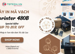🏷️ MÁY IN MÃ VẠCH XPRINTER XP-480B – "TRỢ THỦ" ĐẮC LỰC CHO SHOP ONLINE & E-COMMERCE