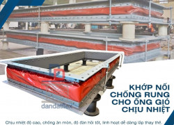 Khớp nối mềm ống gió, khớp nối mềm bằng vải chịu nhiệt, khớp giãn nở vải hình chữ nhật, khớp nối chống rung inox