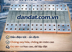 Dây đồng bện mạ thiếc dùng làm tiếp địa, thanh nối đồng mềm, khớp nối mềm máy biến áp