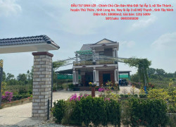 ĐẦU TƯ SINH LỜI - Chính Chủ Cần Bán Nhà Đất Tại Ấp 3, xã Tân Thành , huyện Thủ Thừa , tỉnh Long An