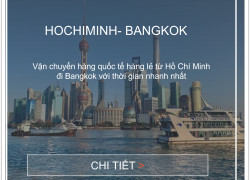 Giá Cước Vận Tải Hàng Lẻ Từ Hồ Chí Minh Đi Bangkok, Thailand