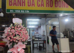 SANG NHƯỢNG QUÁN BÁNH ĐA CÁ RÔ ĐỒNG PHỦ LÝ TẠI ĐỘI CẤN, BA ĐÌNH, HÀ NỘI