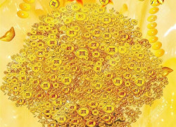 Tranh gạch 3d tranh cây tiền vàng - XBVV85