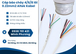 Cáp báo cháy Altek Kabel 4/6/8 lõi 0.22mm2 giá tốt Đà Nẵng, Thanh Hóa, Nghệ An