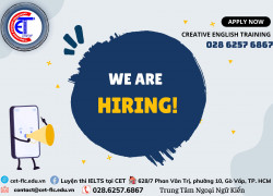 Tuyển dụng giáo viên IELTS tại quận Gò Vấp/ TÂN PHÚ