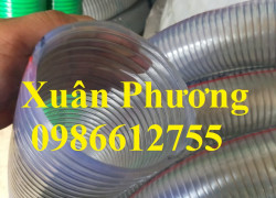 óng nhựa mềm lõi thép phi 76 dùng hút nước tại bình phước