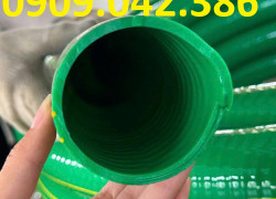 Ống nhựa mềm  lõi thép màu xanh phi 50mm dùng cho hút môi trường tại hà nội