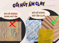 1Kg Gói Hút Ẩm Clay Đất Sét Bảo Quản Ngành Đồ Gỗ Nội Thất