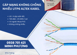 Cáp mạng không chống nhiễu UTP6 Altek Kabel – Gía tốt, hàng sẵn kho, giao toàn quốc