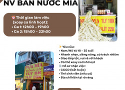 Nhân viên bán nước mía Q3, Bình Thạnh, Tân Bình