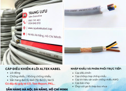 Cáp điều khiển 4 lõi chống nhiễu/ không chống nhiễu - Altek Kabel