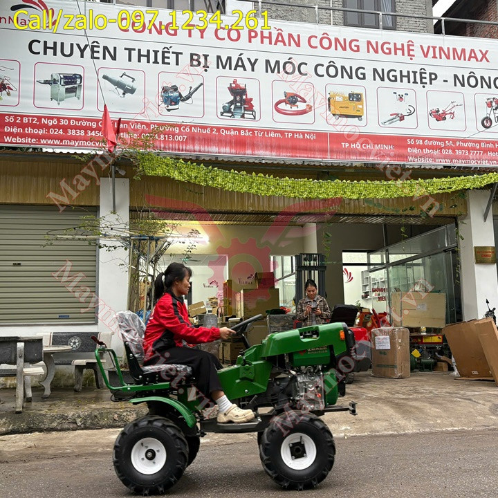 Máy xới đất ngồi lái 2 cầu Turbo 18Hp TBL198 giá rẻ