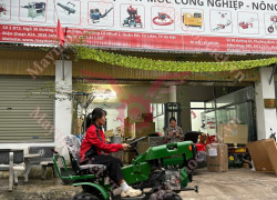 Máy xới đất ngồi lái 2 cầu Turbo 18Hp TBL198 giá rẻ