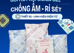 Gói Hút Ẩm Silica Gel 1g, 2g, 5g - Quy Cách Hoàn Hảo Cho Hộp Linh Kiện Nhỏ