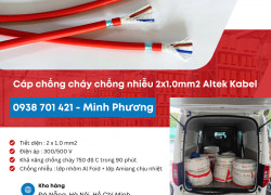 Cáp chống cháy chống nhiễu 2x1.0mm2 Altek Kabel giao Đà Nẵng, Quảng Nam, Huế