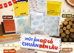 Gói hút ẩm Silicagel - Giải pháp chống mốc hiệu quả cho hàng nội thất xuất khẩu