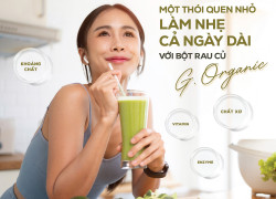 G.Organic - Giải pháp hỗ trợ sức khỏe đường ruột từ chất xơ và vitamin