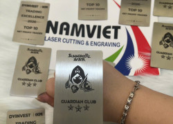 Sản xuất tem inox khắc laser theo yêu cầu