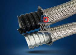 Ống ruột gà lõi thép bọc lưới inox,ống bảo vệ dây điện, ống luồn dây điện chống cháy, ống ruột gà công nghiệp