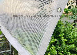 Bạt pvc kẹp lưới sợi polyester - 0.4mm