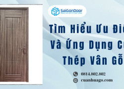 Tìm Hiểu Ưu Điểm Và Ứng Dụng Cửa Thép Vân Gỗ