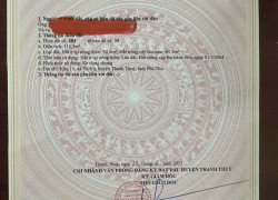 Chỉ với hơn 400tr có ngay lô đất Thanh Thuỷ Phú Thọ