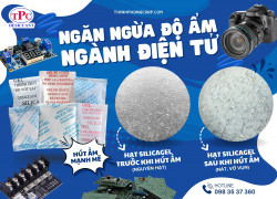 Gói hút ẩm Silicagel bảo quản các mặt hàng điện tử