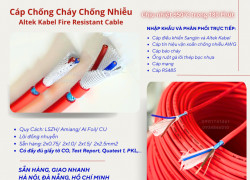Cáp chống cháy chống nhiễu Altek Kabel có kiểm định Quatest 1, Quatest 3