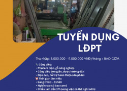 Tuyển Lao động phổ thông Tân Phú