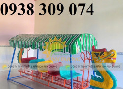 Xích đu thuyền rồng giá rẻ, xích đu sàn lắc ngoài trời