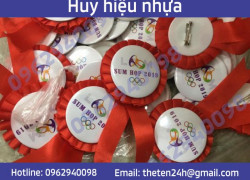 Huy hiệu nhựa tròn in theo yêu cầu lấy ngay trong ngày tại Hn