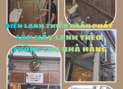 Lắp Đặt Máy Lạnh Treo Tường Daikin Cho Nhà Hàng Tại HCM Uy Tín – Giá Tốt