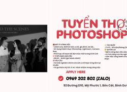 Tuyển Thợ Photoshop Bến Cát
