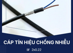 Cáp tín hiệu chống nhiễu 2x0.22/4x0.22/6x0.22/8x0.22