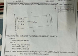 Bán đất măt tiền trung tâm Bàu Bàng , đường Trừ văn Thố 23 rộng 6m . Ngay trung tâm khu công nghiệp