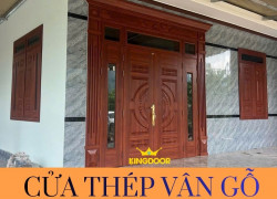 Giá cửa thép vân gỗ tại Phường Bàn Cờ