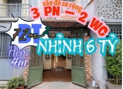 CH.136 – NHÀ 2 TẦNG 71.5m², NHỈNH 6 TỶ, SÁT BÊN TẠ QUANG BỬU, HẺM 4m, O918-846-6O8