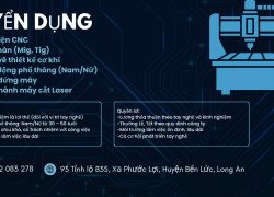 CÔNG TY CƠ KHÍ HUY LÂM TUYỂN DỤNG NHÂN SỰ